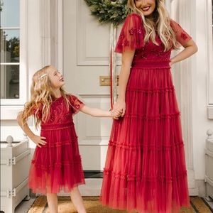 EUC Ivy City Co Anastasia Dress (unlined sleeves)